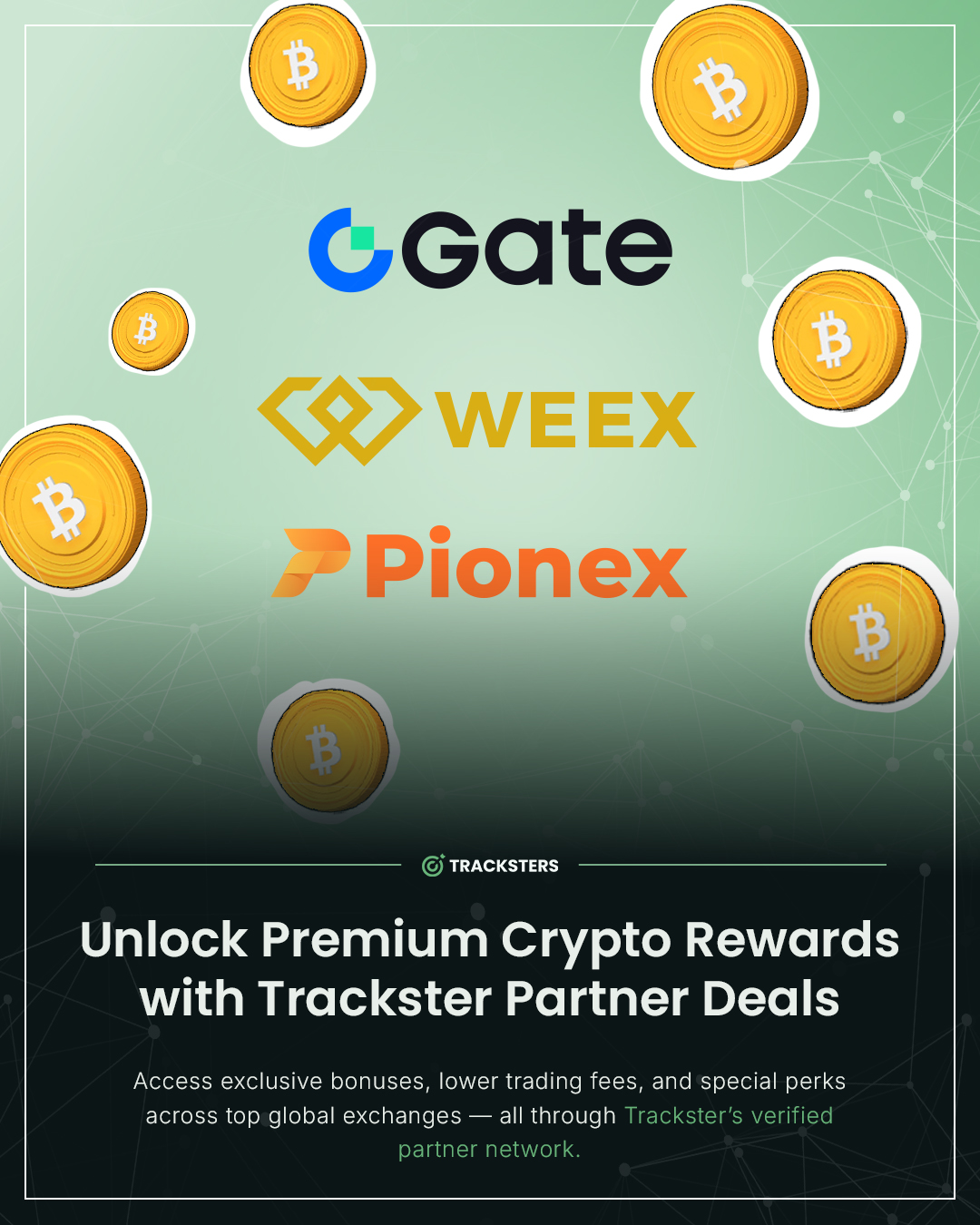 Exclusive Crypto Exchange Deals & Bonuses | Deposit Bonuses, Trading  Discounts & Welcome Offers | Tracksters